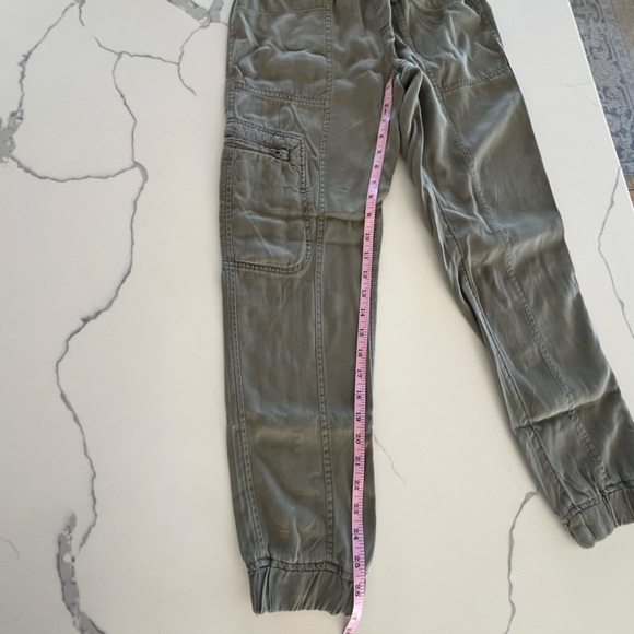 Nicole Miller - Green Cargo Joggers - Soft Lyocell - Size XS - New Without Tags - Picture 8 of 8